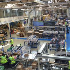 En fabrik som implementerat en AI-lösning är SKF:s fabrik i Saint-Cyr-sur-Loire i Frankrike. Där känner man nu till vilken ”impact” varje komponent har på energiförbrukningen. Foto: SKF
