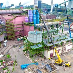 Duisburg - Tysklands största ståltillverkare, Thyssenkrupp Steel, kommer att kraftigt minska produktionskapaciteten i Duisburg. Foto; Thyssenkrupp Steel