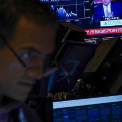 Seth Wenig/AP/TT: USA-börserna vände uppåt på onsdagen. Arkivbild.