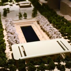 Henrik Montgomery/TT: Så här tänkte Apple att flaggskeppsbutiken i Kungsträdgården skulle se ut. Det blev dock aldrig något av planerna. Arkivbild.