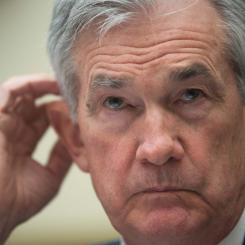 Kevin Wolf/AP/TT: Jerome Powell, chef för USA:s centralbank (Fed). Arkivbild.