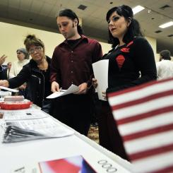 Jim Prisching AP/TT: Jobbsökande i USA. Arkivbild