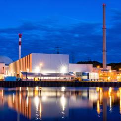 Christoph Schmidt/AP/TT: Kärnkraftverket Neckarwestheim norr om Stuttgart hyser en av tre tyska reaktorer som fortfarande är i drift. Arkivbild.