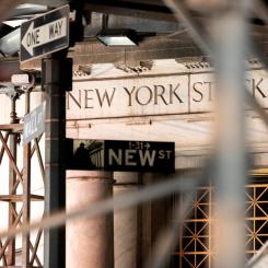 Julia Nikhinson: Pilarna pekade uppåt på New York-börsen. Arkivbild.