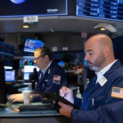 Courtney Crow/AP/TT: Handlarna på Wall Street tog inte tillfället i akt att köpa dippen. Arkivbild.