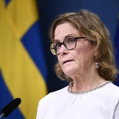Tim Aro/TT: Svenska kraftnät, med generaldirektören Lotta Medelius-Bredhe, vill inte redan nu lova mer elstöd för vintermånaderna eller 2023. Arkivbild.
