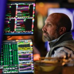 Seth Wenig/AP/TT: Börserna i USA dippade under torsdagens handel. Arkivbild.