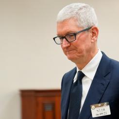 Patrick Semansky: Tim Cook, vd på Apple. Arkivbild.