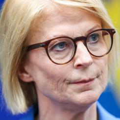 Ali Lorestani/TT: Finansminister Elisabeth Svantesson (M) säger att indikatorn inte ändrar regeringens syn på det ekonomiska läget i Sverige. Arkivbild.