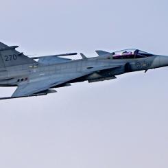 Jonas Ekströmer/TT: Brasilien kan köpa fler Jas Gripen-plan. Arkivbild.