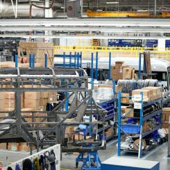 Abbie Parr/AP/TT: Elbilstillverkning vid en fabrik i Minnesota. Arkivbild.