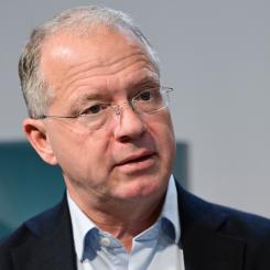 Jonas Ekströmer/TT: Lastbils- och busstillverkaren Volvo, med vd Martin Lundstedt, redovisar kvartalsrapport. Arkivbild