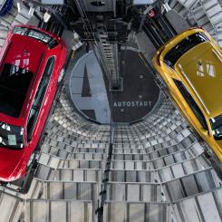 Michael Sohn/AP/TT: Volkswagens fabrik i tyska Wolfsburg. Arkivbild.
