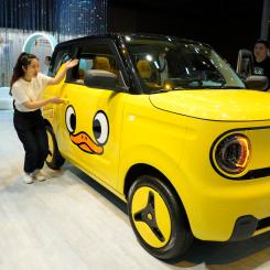 Ng Han Guan/AP/TT: En av biltillverkaren Geelys modeller. Arkivbild.