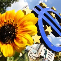Michael Probst AP/TT: En ny barometer från EU-kommissionen visar på deppigare utsikter för ekonomin. Arkivbild.