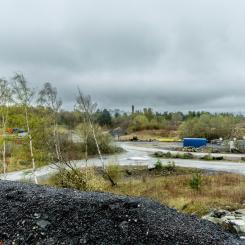 Adam Ihse/TT: Platsen där Novo Energy (som ägs av Northvolt och Volvo Cars) ska bygga en batterifabrik vid Volvo i Torslanda. Arkivbild.