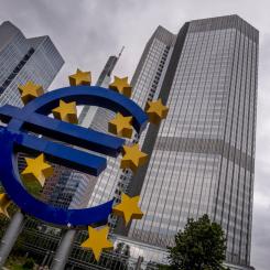 Michael Probst AP/TT: Pessimism i eurozonen. Arkivbild.