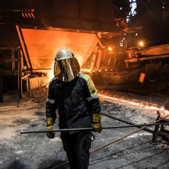Anders Wiklund/TT: Nya siffror om läget i industrin. På bilden SSAB:s anläggning i Oxelösund. Arkivbild.