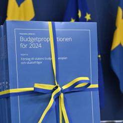 Jonas Ekströmer/TT: Statens budget för 2024.