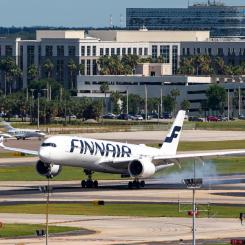 Chris Urso: Finnair erbjuder sina passagerare att boka om. Arkivbild.