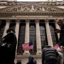 Yuki Iwamura/AP/TT: Aktiekurserna på börsen i New York klättrar alltmer mot skyarna. Arkivbild.
