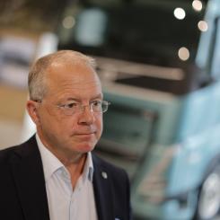 Adam Ihse/TT: Lastbilskoncernen Volvos vd Martin Lundstedt. Arkivbild.