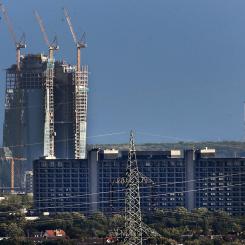 Michael Probst: Tysklands centralbank Bundesbank är en del av Europeiska centralbanken (ECB) och de båda bankerna är grannar i Frankfurt. Arkivbild