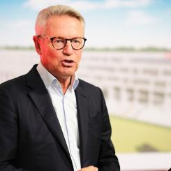 Joakim Goksör/TT: ABB:s vd Björn Rosengren går i pension. Arkivbild.