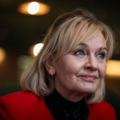 Judit Nilsson / SvD /TT: Carina Åkerström valdes till ordförande för drygt en vecka sedan. Arkivbild.