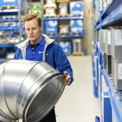H2 Green Steel ska leverera 159 000 ton fossilfritt stål till byggindustriföretaget Lindab. Foto: Lindab