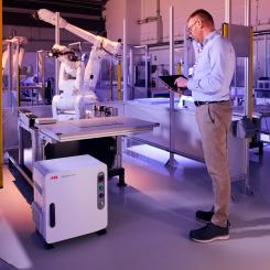 Plattformen ska öka produktiviteten och flexibiliteten för kunder genom snabbare, exaktare och mer autonom automation. Foto: ABB