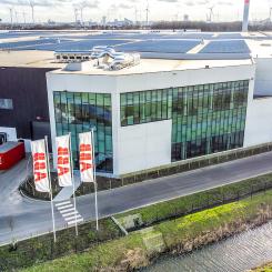 I den nya anläggningen nära Gent i Belgien ska ABB tillverka elskåp. Foto: ABB