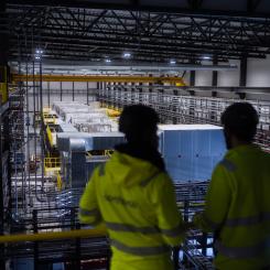 År 2020 tecknade NIB ett 10-årigt lån på 44,3 miljoner dollar med Northvolt ETT AB för byggandet av de två första battericellstillverkningsblocken. Foto: NIB