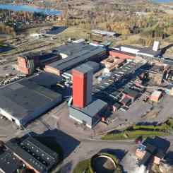 Ouotkumpus anläggning i Nyby. Foto: Outokumpu