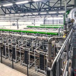 Europeisk produktion av ren vätgas. BASF:s elektrolysör på 54 megawatt i Ludwigshafen, Tyskland.
Foto: BASF
