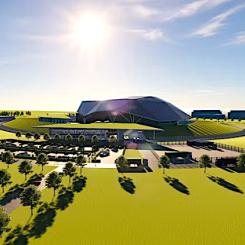 Så kan en Rolls-Royce SMR komma att se ut. Bild: Rolls-Royce SMR