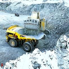 Genom innovativa tekniska lösningar säkerställs att lastbilarnas kapacitet utnyttjas maximalt. Foto: Metso Oyj
