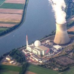 Schweiz, kanton Aargau, översiktsbild av kärnkraftverket i Leibstadt. Foto: Wikipedia Common, kredit: Hansueli Krapf