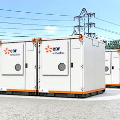 Teknologikoncernen Wärtsilä har tecknat en upprepad beställning med EDF Renewables UK för att leverera ett storskaligt energilagringssystem (BESS) på 57 megawatt/114 megawattimmar i Bramford, en by i östra England. Beställningen gjordes under första kvartalet 2023 och planeras att levereras under första kvartalet 2024. Detta blir Wärtsiläs sjätte projekt med EDF och kommer även att öka företagets energilagringsportfölj i Storbritannien till 1 gigawattimme. Bild: Wärtsilä