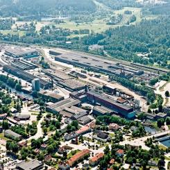 Smedjebackens stålverk. Foto: Ovako
