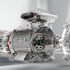ABB-undersökningen fann för 91 procent av företagen spelar energieffektivitet en avgörande roll vid val av elmotor. Foto: ABB