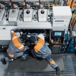 Med ammoniak som ett nytt bränslealternativ öppnas dörren för en framtid där sjöfarten kan fortsätta spela en central roll i den globala ekonomin utan att bidra till klimatförändringarna. Foto: Wärtsilä