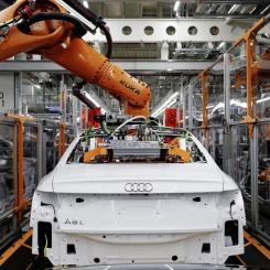 Biltillverkning i Tyskland. Foto: Audi AG