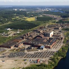 Stålverket i Imatra. Foto: Ovako