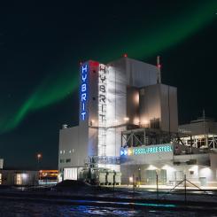 Hybrits pilotanläggning i Luleå. Foto: SSAB