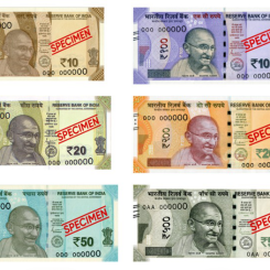 Nyligen handlades den indiska rupien för 86,6 rupier för en dollar, ett historiskt bottenrekord. Ett historiskt bottenrekordImage courtesy: Reserve bank of India  https://paisaboltahai.rbi.org.in/Wikimedia Commons