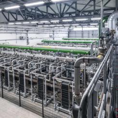 Denna nya elektrolysör ska minska användningen av fossilbaserad vätgas. Foto: BASF