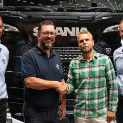 Affären blir den enskilt största affären för Scania Sverige när det gäller elektriska lastbilar.  Foto: Scania