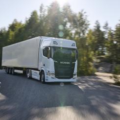 En av Scanias elektriska lastbilar. Foto: Scania