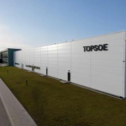 Topsoes nya fabrik för solid oxid-elektrolysörer i Herning, Danmark. Foto: Topsoe